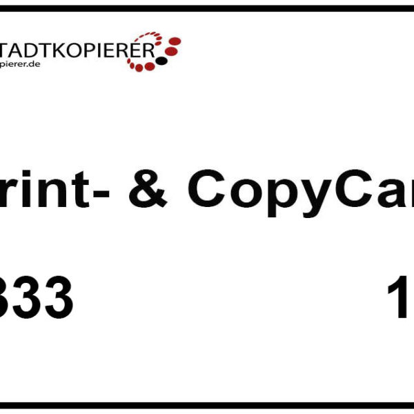 Print- & CopyCard 100,- €